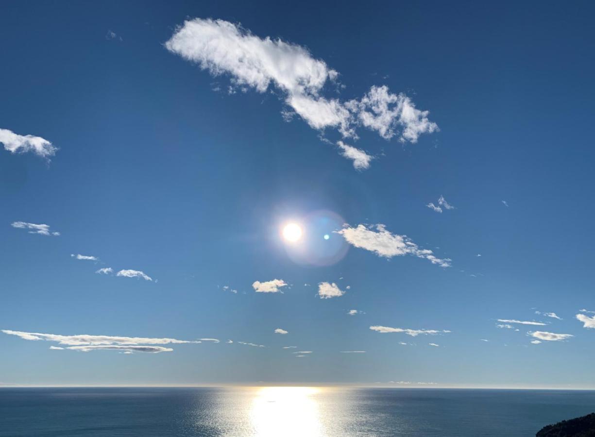 Tramonto Sul Mare Vila Framura Exterior foto