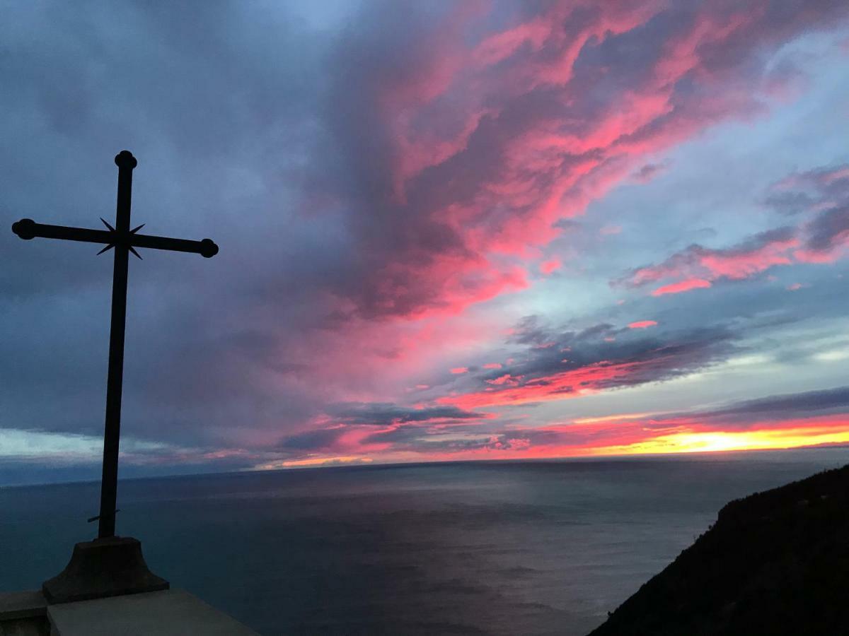 Tramonto Sul Mare Vila Framura Exterior foto